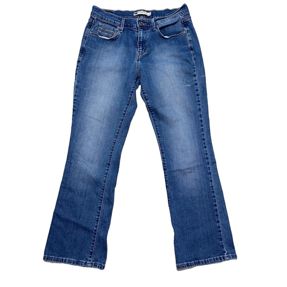 Levis 515 Womens Bootcut Stretch Denim Blue Jeans Size 8 S (30X29) Cowgirl Boho
